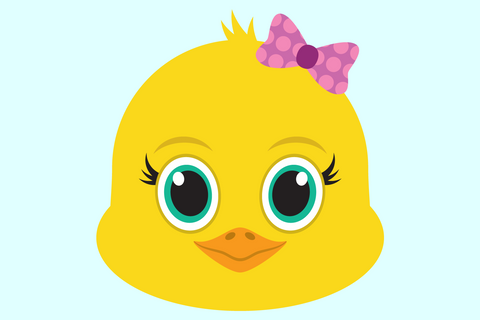 Cute Chick Faces | Farm SVG SVG Captain Creative 