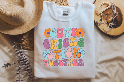 Cute chicks stick together SVG SVGista 