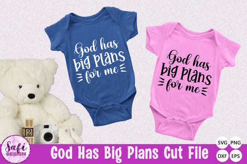 Cute Christian Baby Cut File Bundle SVG Safi Design 