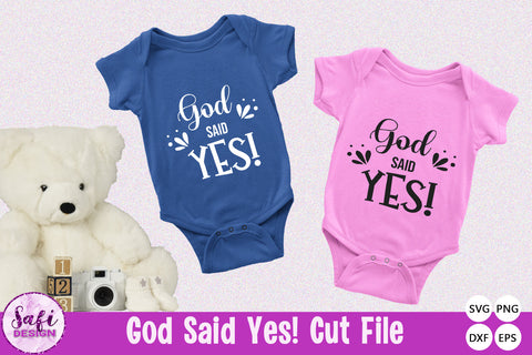 Cute Christian Baby Cut File Bundle SVG Safi Design 
