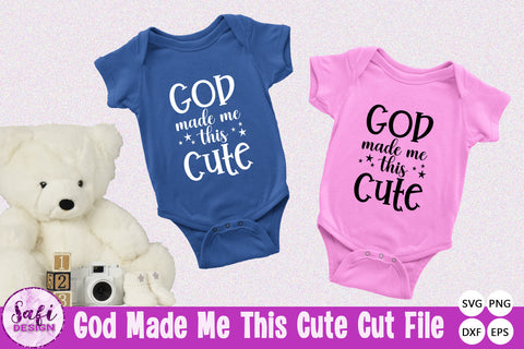 Cute Christian Baby Cut File Bundle SVG Safi Design 