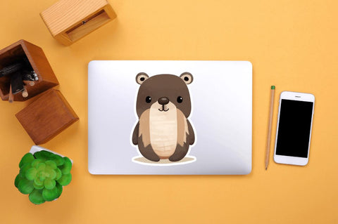 Cute Christmas animal Stickers Bundle Sublimation Regulrcrative 