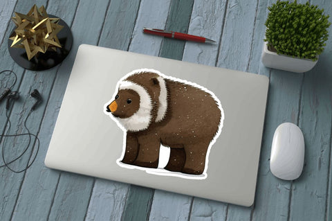 Cute Christmas animal Stickers Bundle Sublimation Regulrcrative 