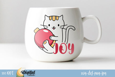 Cute Christmas cat | Meowy Christmas Bundle | Cat Lovers SVG Evgenyia Guschina 