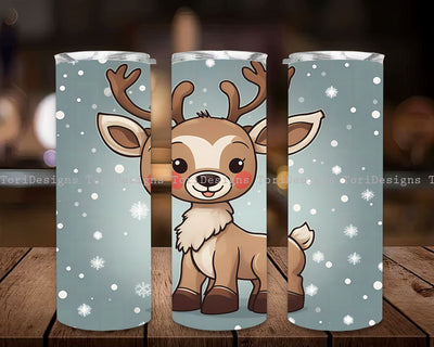 Cute Christmas Reindeer Tumbler Wrap, Christmas Reindeer Tumbler Wrap 20oz Skinny Sublimation Tumbler Design Christmas Tumbler Downloads PNG, Reindeer Tumbler Wrap 20oz Skinny Sublimation Tumbler Design Sublimation ToriDesigns 