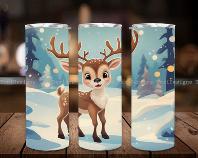 Cute Christmas Reindeer Tumbler Wrap, Christmas Reindeer Tumbler Wrap 20oz Skinny Sublimation Tumbler Design Christmas Tumbler Downloads PNG, Reindeer Tumbler Wrap 20oz Skinny Sublimation Tumbler Design Sublimation ToriDesigns 