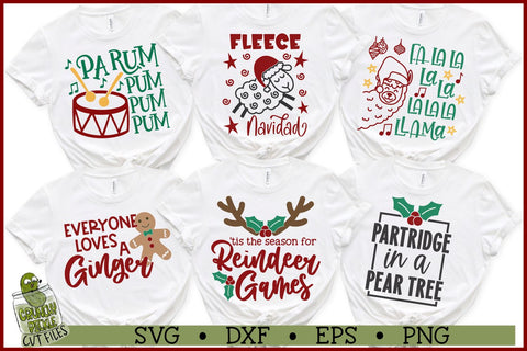 Cute Christmas SVG Bundle SVG Crunchy Pickle 