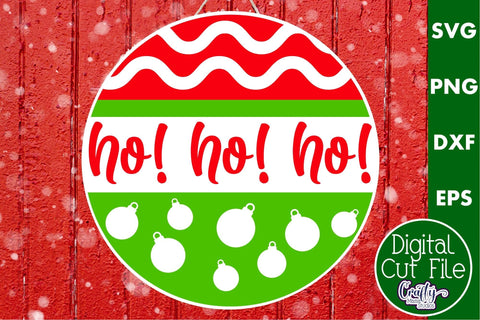 Cute Christmas Svg Round Sign Bundle #1 | Fun Christmas Sign SVG Crafty Mama Studios 