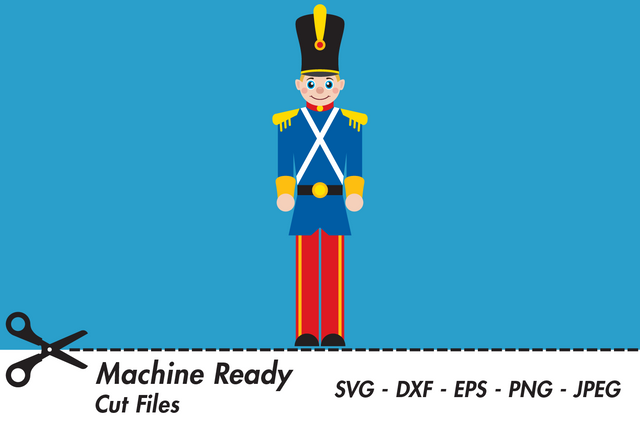 Cute Christmas Toy Soldier | Christmas SVG SVG Captain Creative 