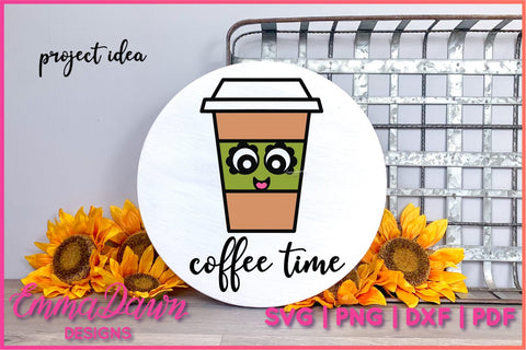 Cute Coffee Cup SVG Bundle SVG Emma Dawn Designs 