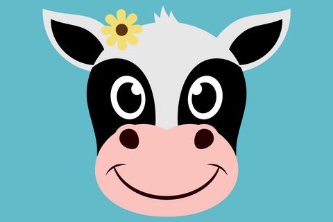 Cute Cow Faces | Farm SVG SVG Captain Creative 
