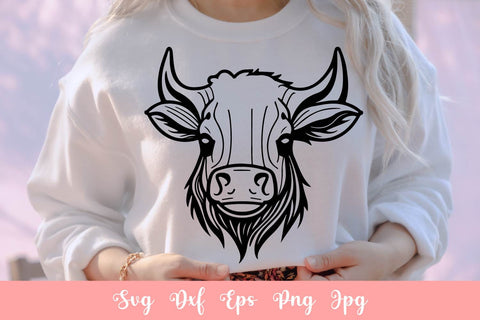 Cute Cow SVG File, Shirt SVG Free For Commercial Use SVG Sintegra 