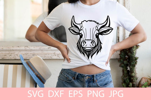 Cute Cow SVG File, Shirt SVG Free For Commercial Use SVG Sintegra 