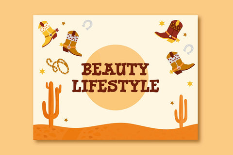 Cute Cowboy Font Abo Daniel Studio 