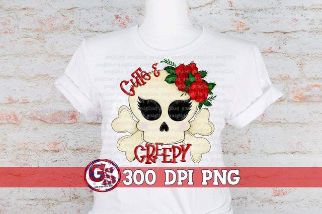 Cute & Creepy PNG for Sublimation-Halloween PNG Sublimation Greedy Stitches 