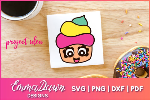 Cute Cupcake SVG Mini Bundle SVG Emma Dawn Designs 