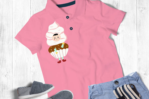 Cute Cupcakes Character SVG SVG dapiyupi store 