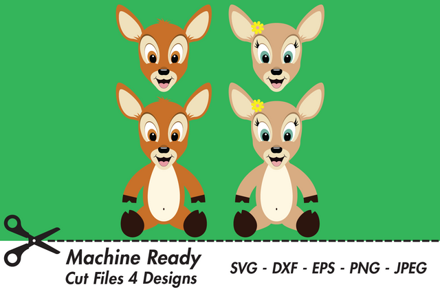 Cute Deer Bundle | Woodland SVG SVG Captain Creative 