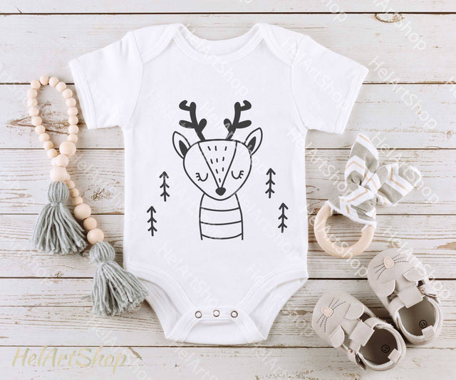Cute Deer Svg, Baby Deer Svg, Woodland svg SVG _HelArtShop_ 