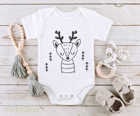Cute Deer Svg, Baby Deer Svg, Woodland svg SVG _HelArtShop_ 