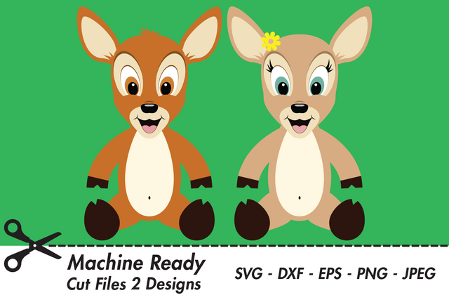 Cute Deer | Woodland SVG SVG Captain Creative 
