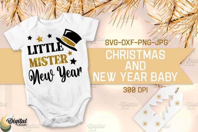 Cute Design SVG. Christmas And New Year Baby SVG Evgenyia Guschina 