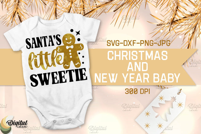 Cute Design SVG. Christmas And New Year Baby SVG Evgenyia Guschina 