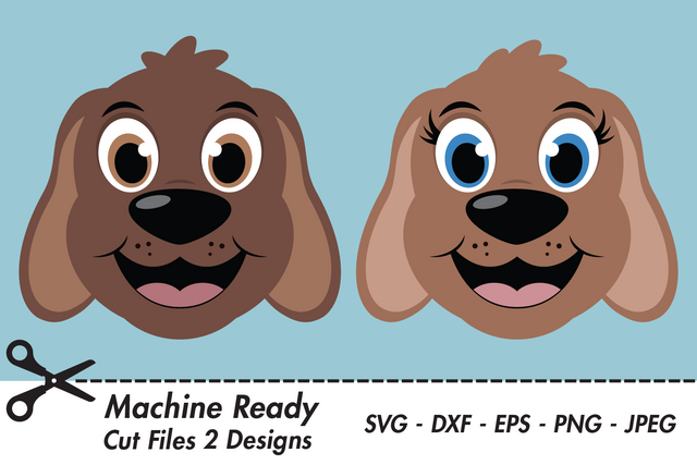 Cute Dog Faces | Pet SVG SVG Captain Creative 