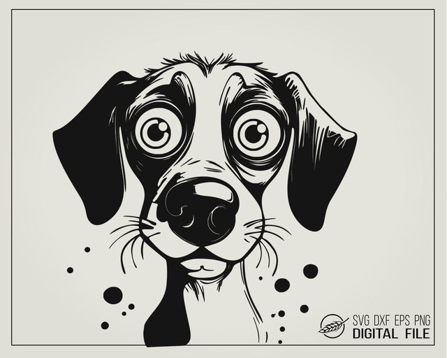 Cute dog, SVG file SVG Boertiek 