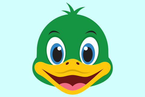 Cute Duck Faces | Woodland SVG SVG Captain Creative 