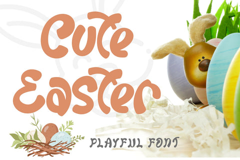 Cute Easter Font Prasetya Letter 