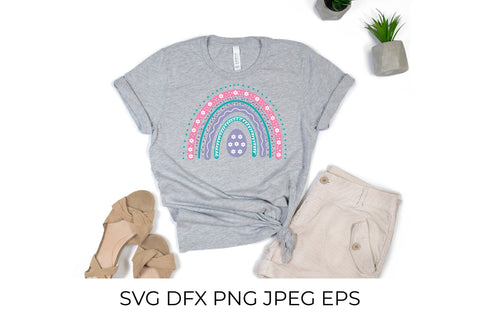 Cute Easter Rainbow SVG LaBelezoka 