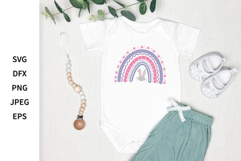 Cute Easter Rainbow SVG LaBelezoka 