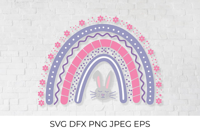 Cute Easter Rainbow SVG LaBelezoka 