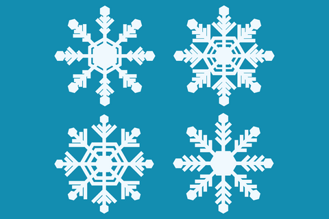 Cute Elf Faces With Snowflakes | Christmas SVG SVG Captain Creative 