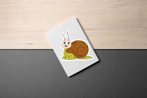 Cute Family Of Snails Sticker Svg Bundle SVG Regulrcrative 