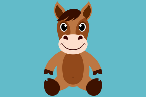 Cute Farmhouse Horses With Horseshoes | Farm SVG SVG Captain Creative 