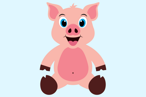 Cute Farmhouse Pigs | Farm SVG SVG Captain Creative 