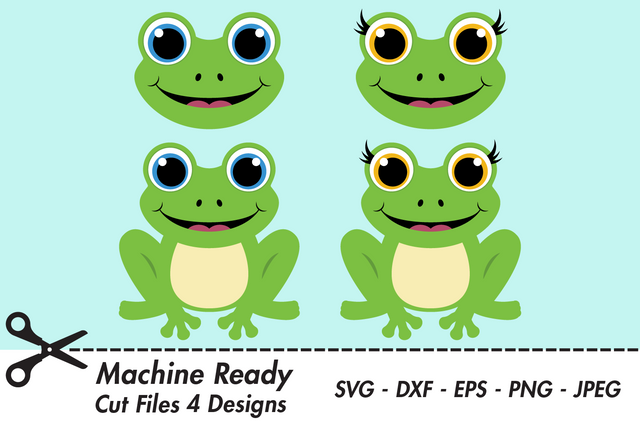 Cute Frog Design Bundle | Woodland SVG SVG Captain Creative 