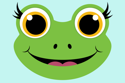 Cute Frog Faces | Woodland SVG SVG Captain Creative 