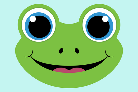 Frog with Easter Egg Clipart, Happy Easter Sublimation