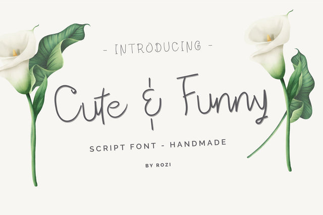 Cute & Funny Font twinletter 