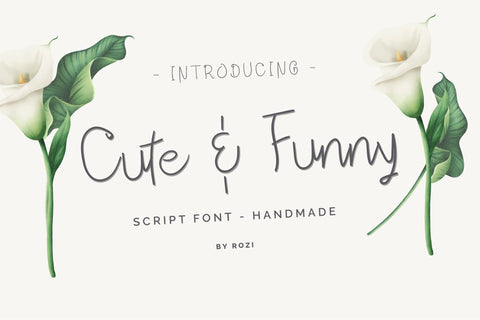 Cute & Funny Font twinletter 