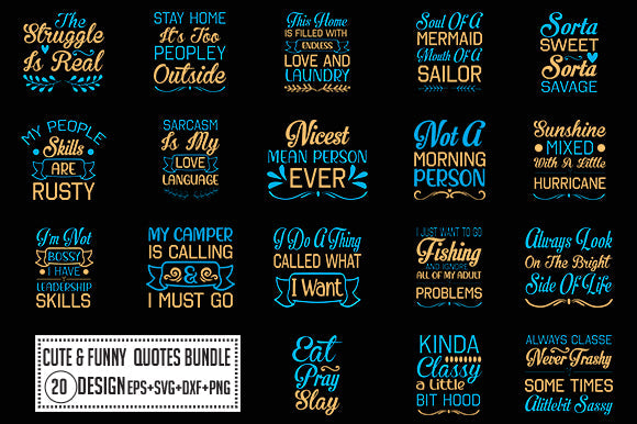 Cute & Funny SVG bundle 17 design SVG Nurstore 