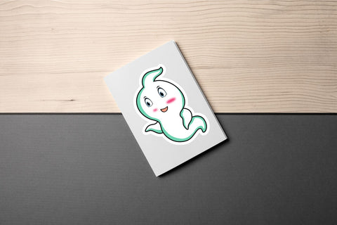 Cute Ghost Sticker SVG Bundle SVG Regulrcrative 