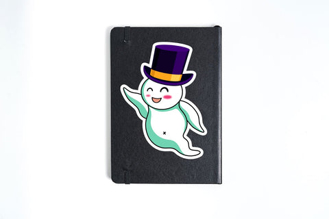 Cute Ghost Sticker SVG Bundle SVG Regulrcrative 