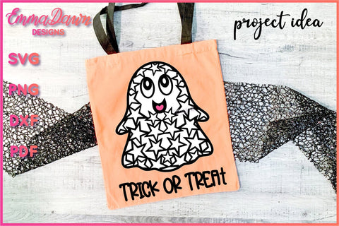 Cute Ghost SVG Bundle SVG Emma Dawn Designs 