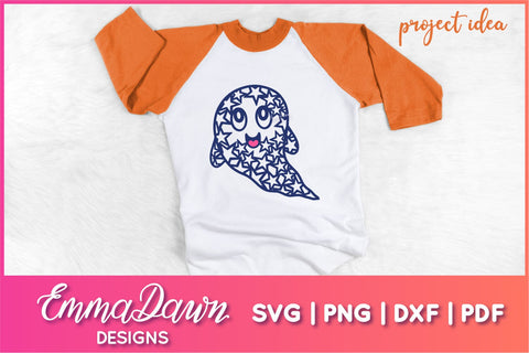 Cute Ghost SVG Bundle SVG Emma Dawn Designs 