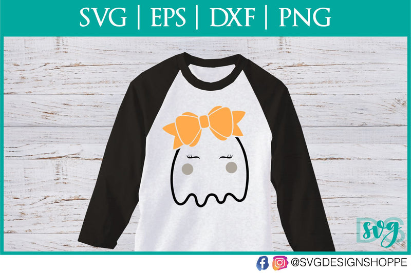 Cute Ghost SVG SVG Design Shoppe 