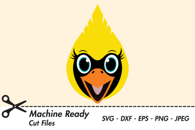 Cute Girl Cardinal Face | Woodland SVG SVG Captain Creative 